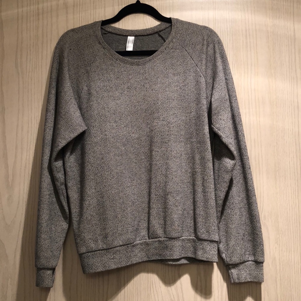 American Apparel Herringbone Sweater, Size M